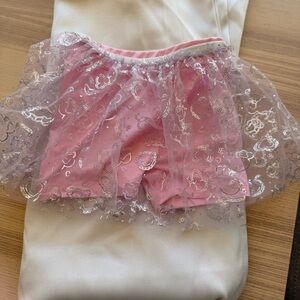 Disney Minnie Mouse Pink and White Girls Tutu Skirt